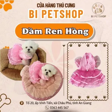 Đầm Ren Hồng