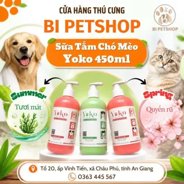Sữa Tắm Chó Mèo Yoko 450 ml