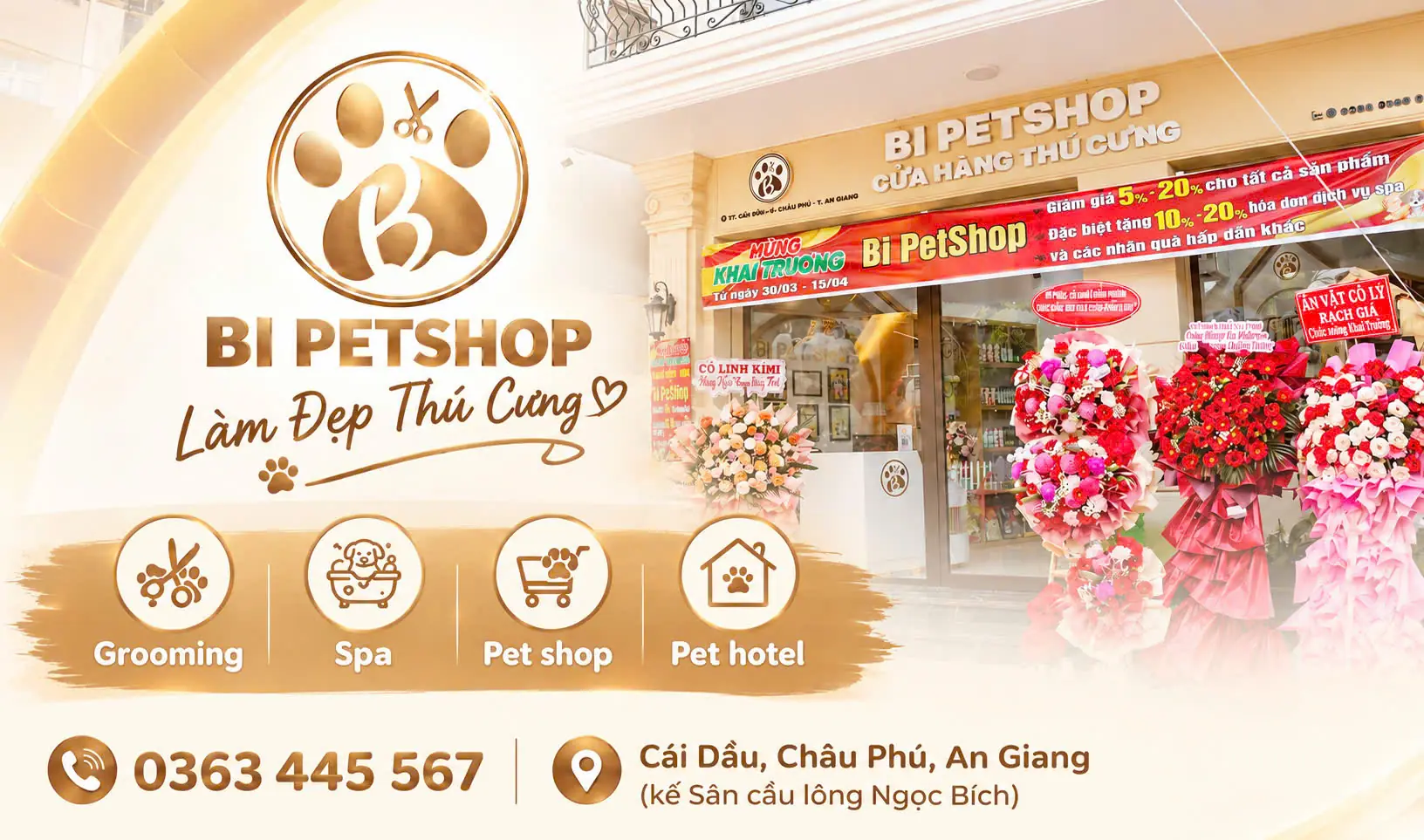 BI PET | CỬA HÀNG THÚ CƯNG - PET SPA - THÚ Y AN GIANG