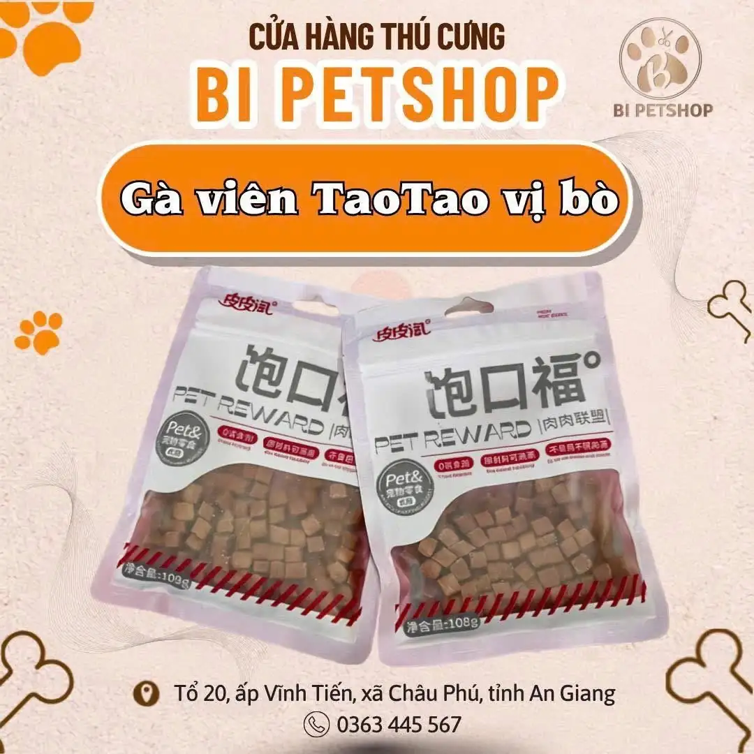 Gà Viên TaoTao Vị Bò