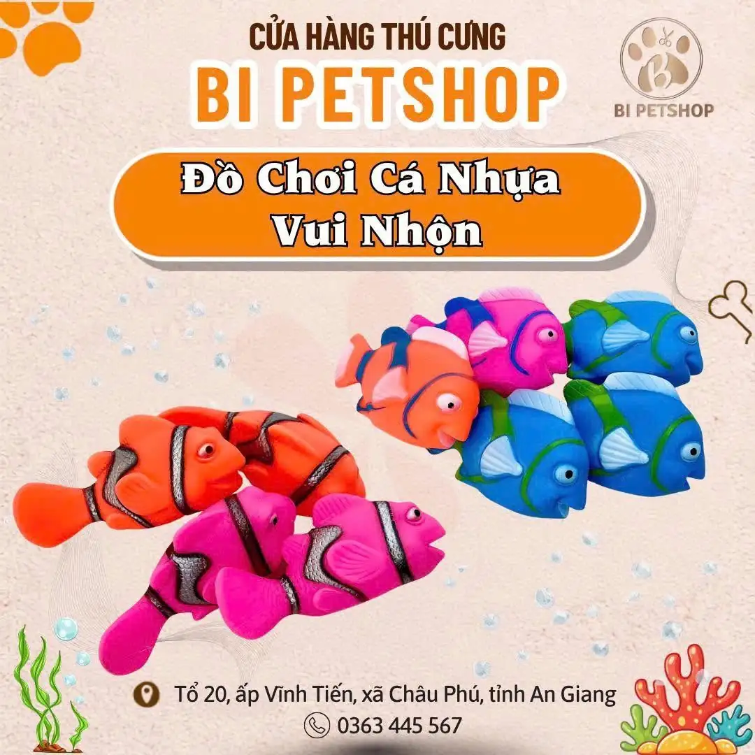 Đồ Chơi Cá Nhựa Vui Nhộn